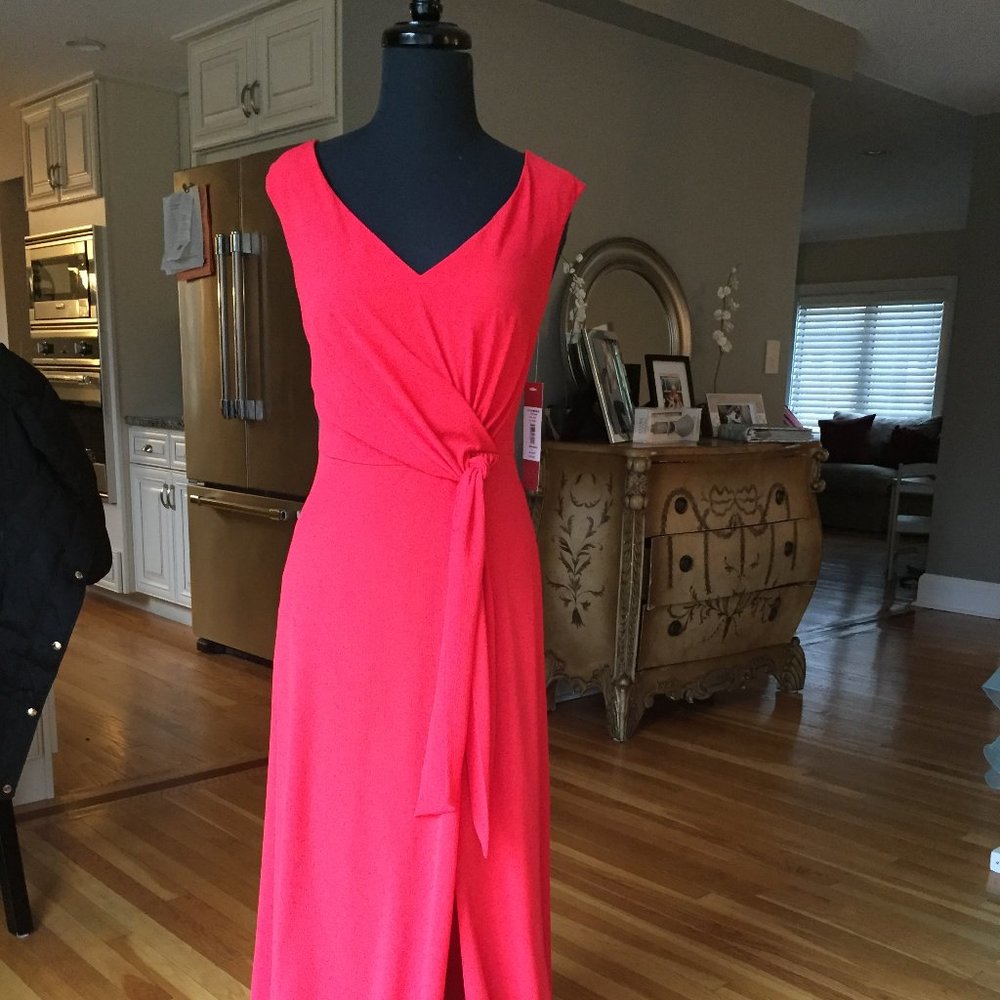 Red gown